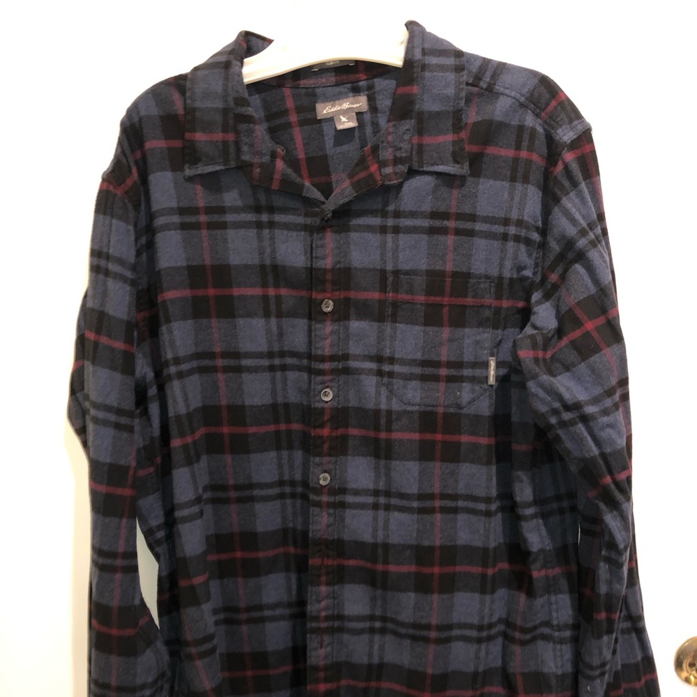 Eddie Bauer long sleeve flannel XL TALL